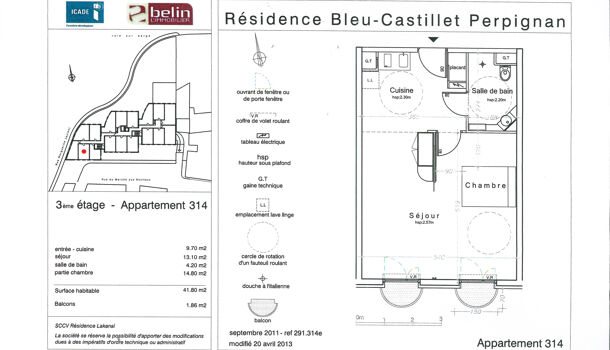 Appartement à louer, 40m², Perpignan