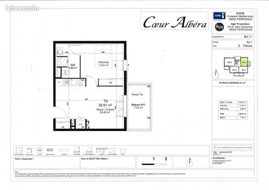 Appartement à louer, 36m², Perpignan