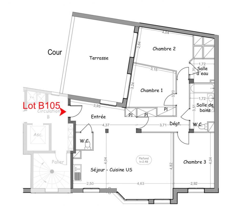 Appartement à vendre, 100m², Paris 12ème