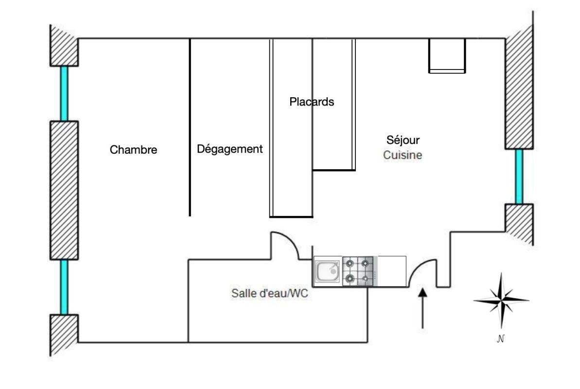 Appartement à vendre, 33m², Levens