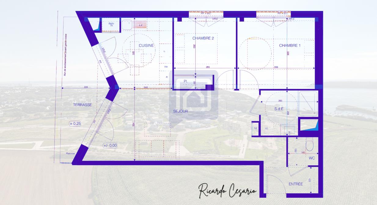 Appartement à vendre, 65m², Brest