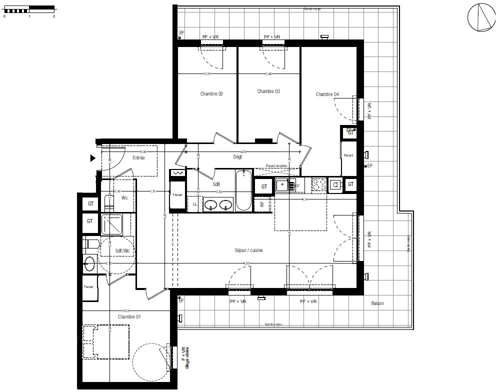 Appartement à vendre, 99m², Marseille 10ème