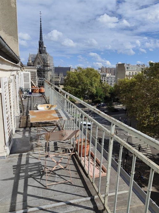 Paris X Eglise Saint Laurent Superb Duplex top floor