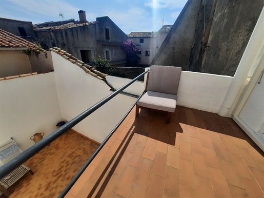 Village House With Terrace, Courtyard, Just 15 Minutes From Beziers And Sold Furnished.