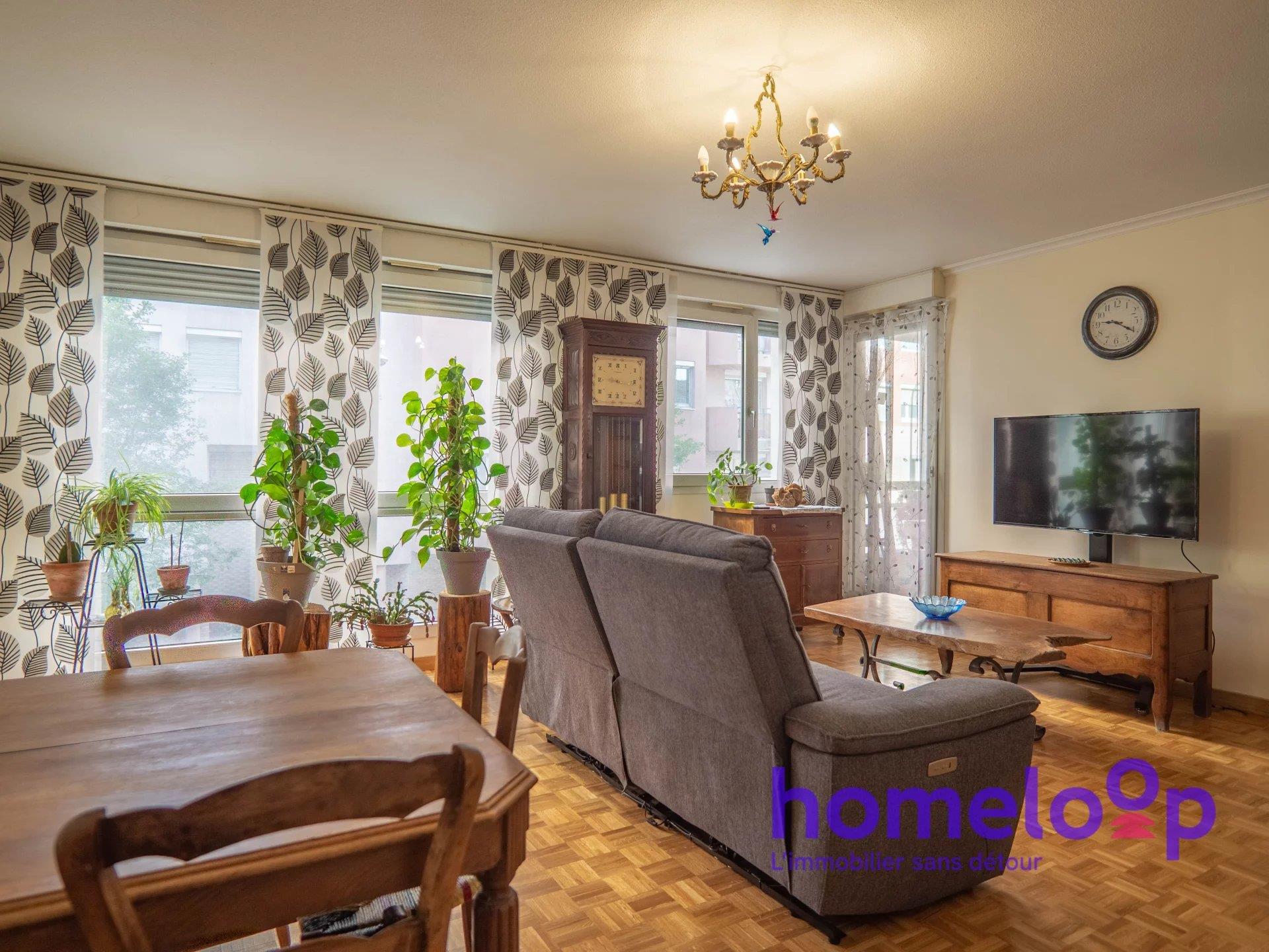 Exclusive to Lyon 3 - Etienne Richerand! T4 crossing - 80 m² - Balcony, parking and cellar