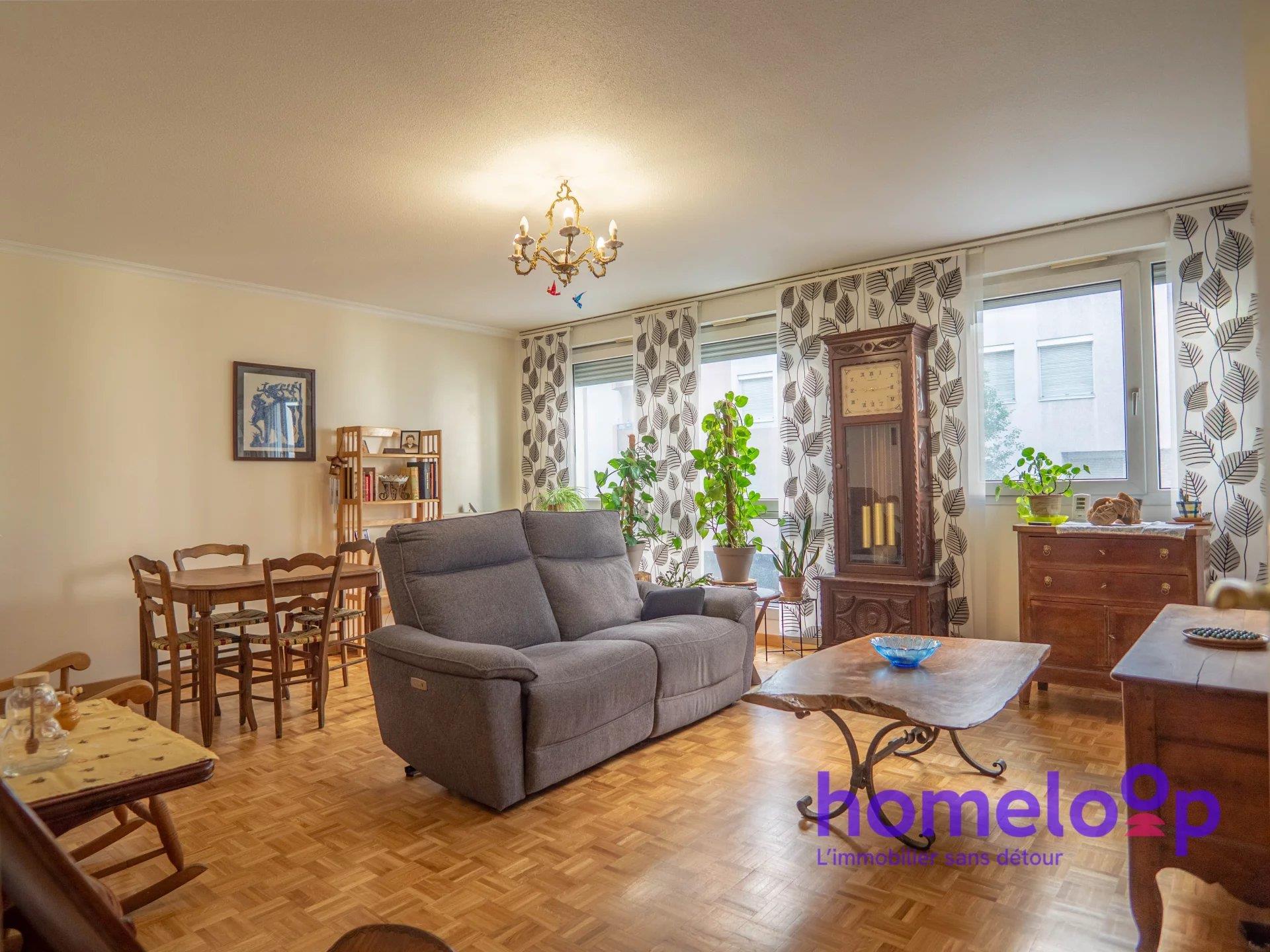 Exclusive to Lyon 3 - Etienne Richerand! T4 crossing - 80 m² - Balcony, parking and cellar