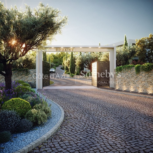 Mougins - Closed domain - new contemporary villa - high-end services.