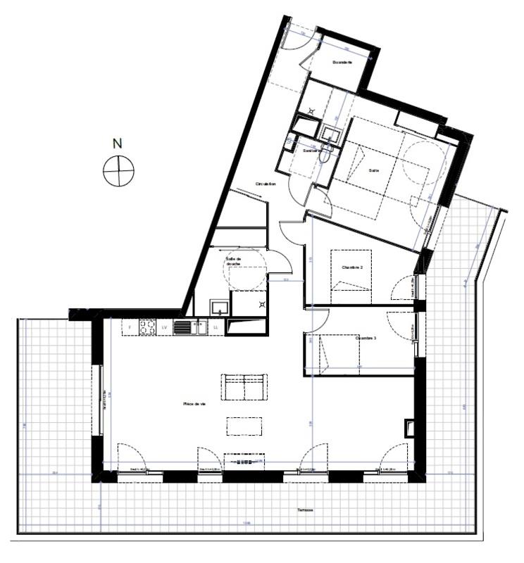 Appartement à vendre, 116m², Rouen