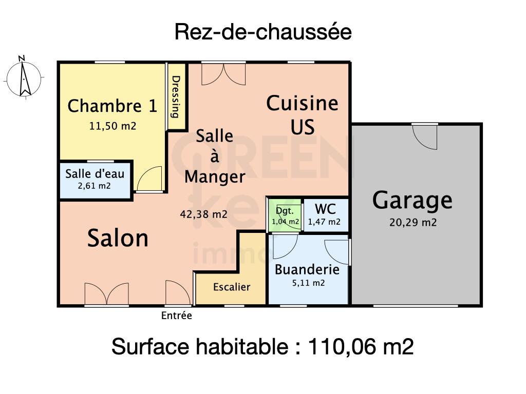 Maison à vendre, 110m², La Chevrolière