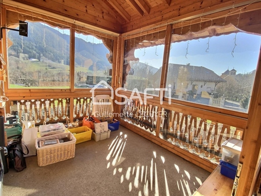 3 bedroom chalet, panoramic view of the Dent d'Oche