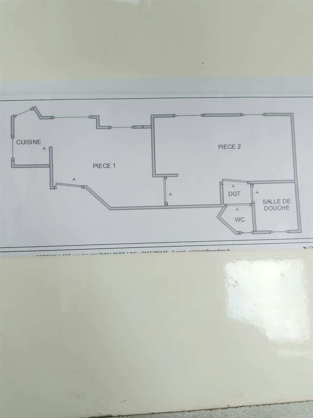 Appartement à vendre, 46m², Paris 20ème