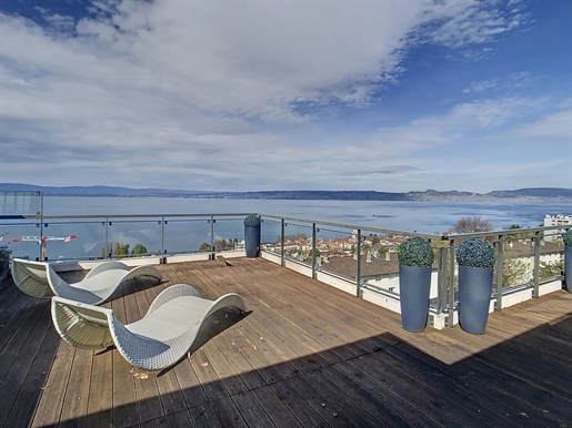 Evian Les Bains - 3 Bedrooms - Panoramic view on the lake - Large terraces