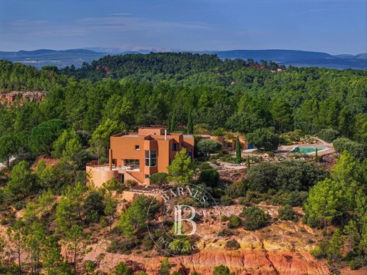 Roussillon - Moderne villa met uitzonderlijk uitzicht