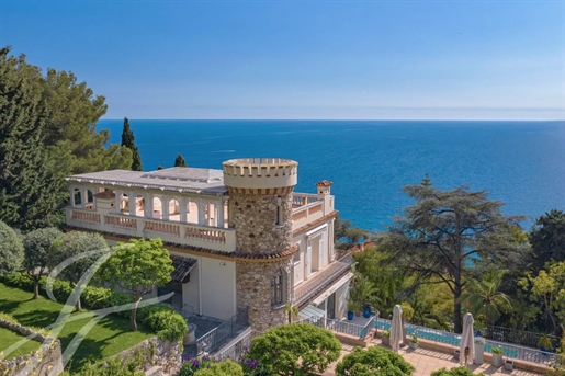 Roquebrune Cap Martin - Villa panoramic sea view - Independent studio - large garage - pool - spa