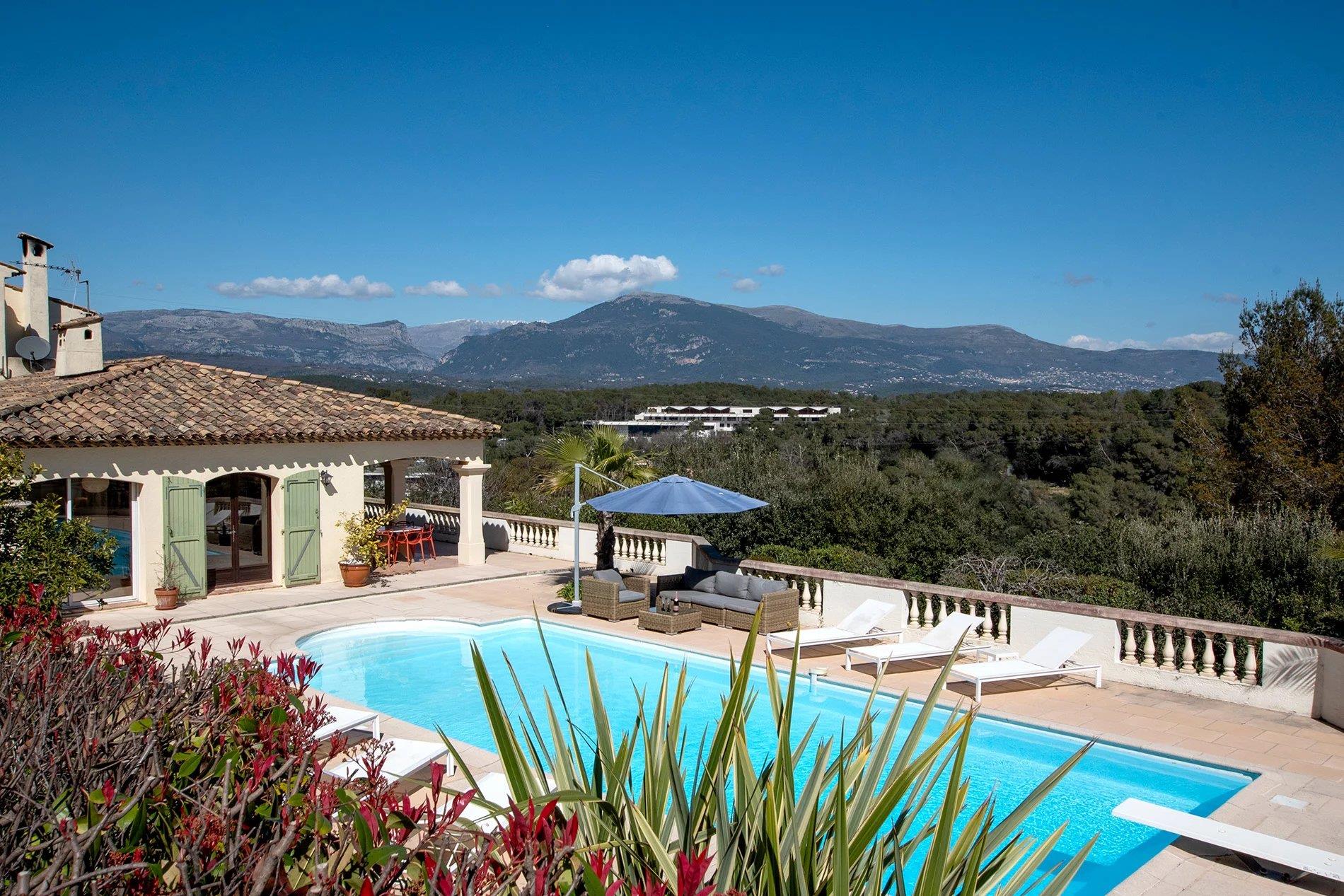 For Sale Valbonne - 5 bed villa with sea view