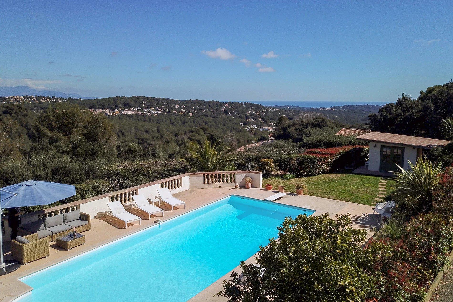 For Sale Valbonne - 5 bed villa with sea view