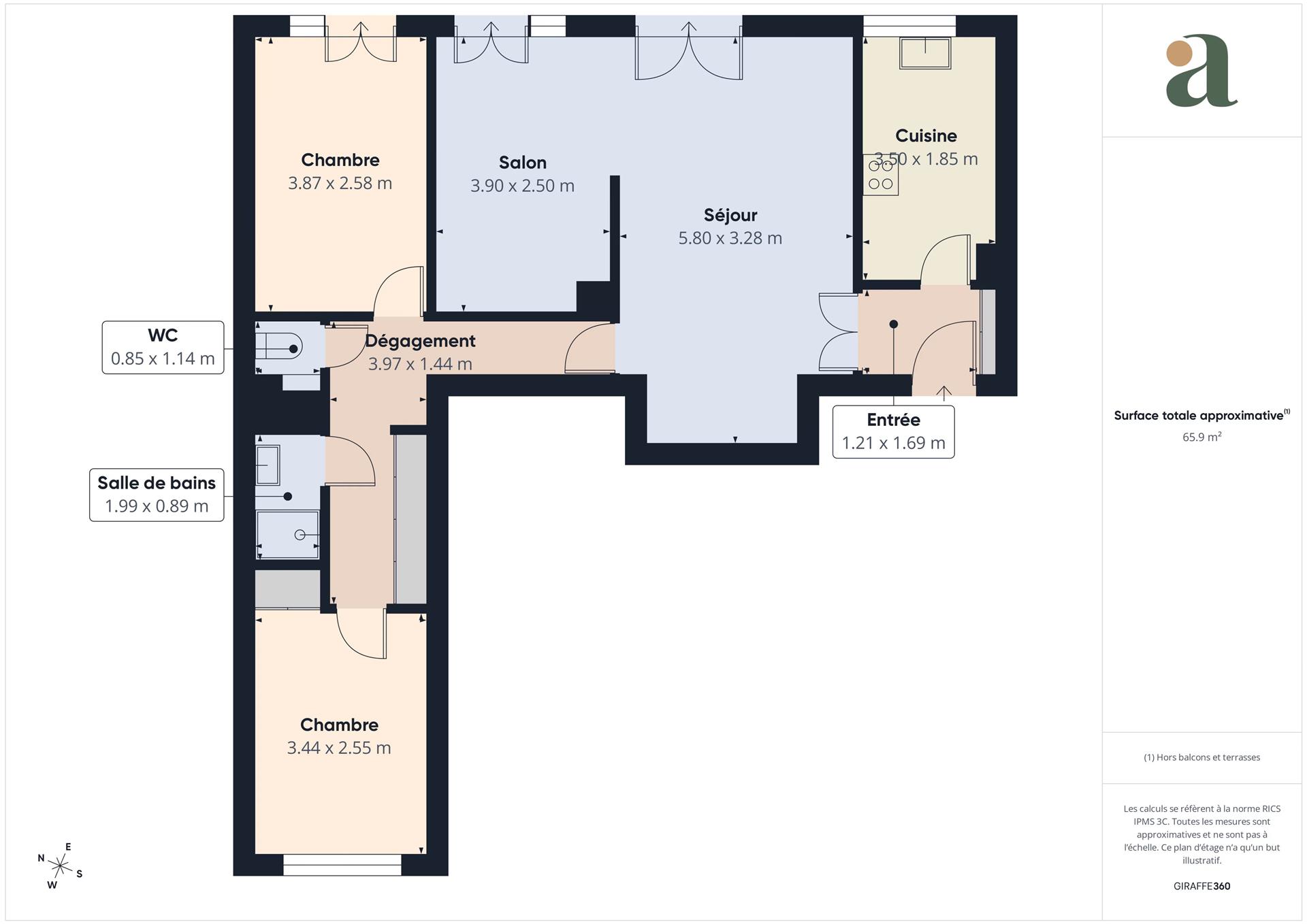 Appartement à vendre, 67m², Paris 12ème