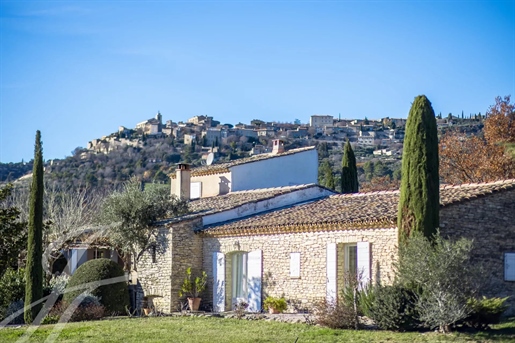 Gordes - Charmante villa met vrij uitzicht op het dorp