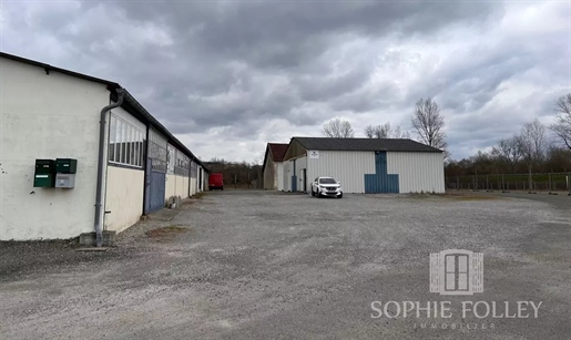 For sale industrial complex with main road road exposure in Orthez