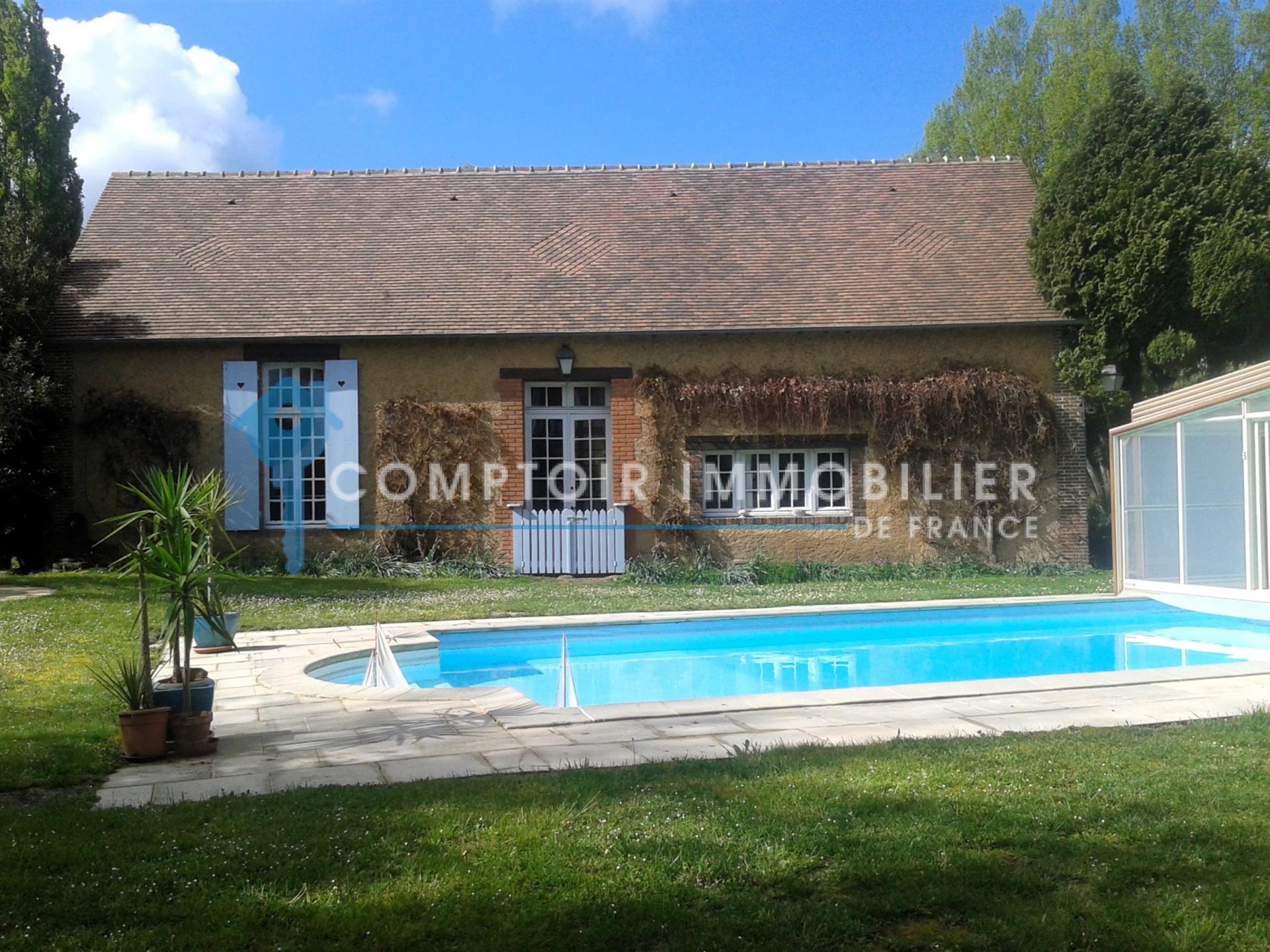 Dpt Eure (27) for sale Charming 17th century mill on 3.5 ha park on the edge of the river