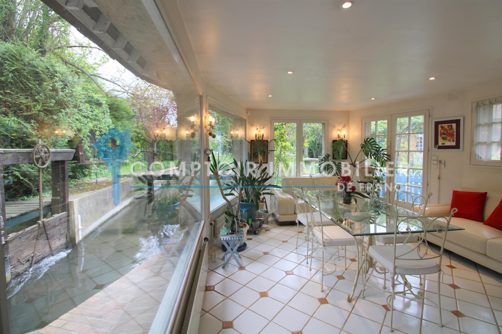 Dpt Eure (27) for sale Charming 17th century mill on 3.5 ha park on the edge of the river