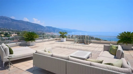 Roquebrune Cap Martin - Superb 4 room apartment with a large terrace and Rooftop additionel