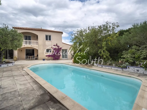 Villa With Garden, Pool, Views And Outbuilding, Villelongue Dels Monts