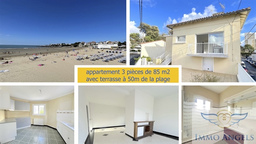 3-kamer appartement met terras in Pontaillac