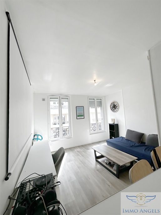 F2 Appartement met karakter in het hart van Saint-Ouen sur Seine: een rustige stedelijke levensstijl