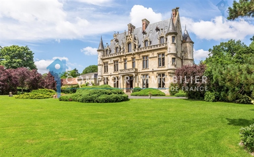 Dpt Eure (27) en venta castillo del siglo Xix en un magnífico parque de unas 27 ha