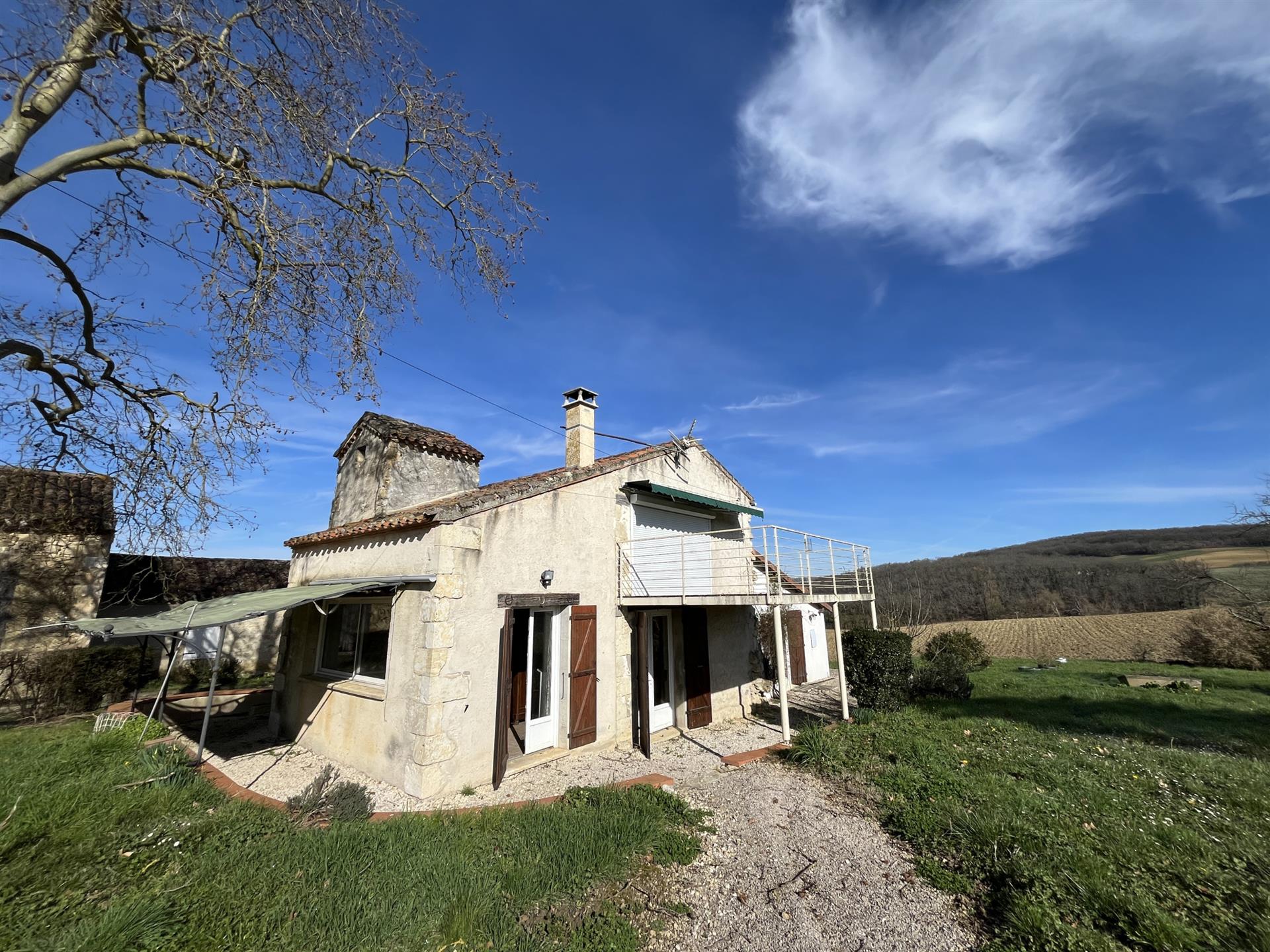 Propriété avec maison gasconne avec deux gîtes indépendants