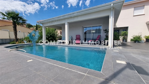 Dept 07 (Ardèche) for sale Saint-Péray recent villa (2013) 7 rooms land swimming pool