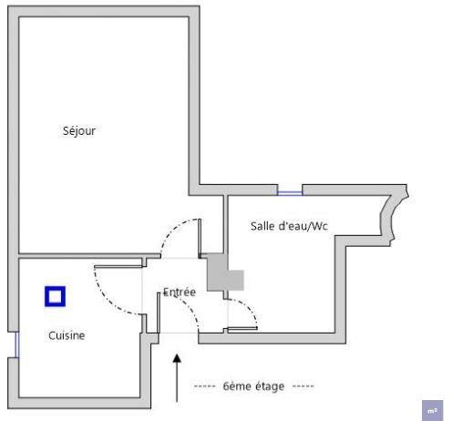 Appartement à vendre, 20m², Paris 11ème