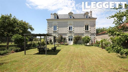 Two houses in ready to move in condition: 3-4 bedroom Maison de Maitre and a modern 3 bedroom Barn C