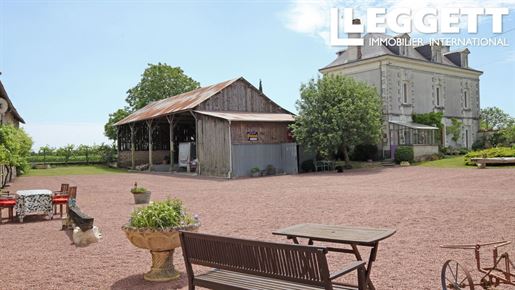 Two houses in ready to move in condition: 3-4 bedroom Maison de Maitre and a modern 3 bedroom Barn C