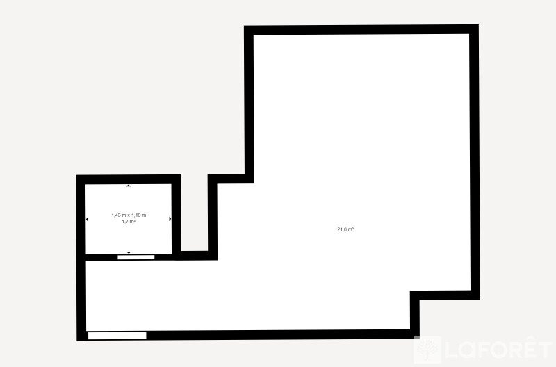 Appartement à vendre, 25m², Besançon