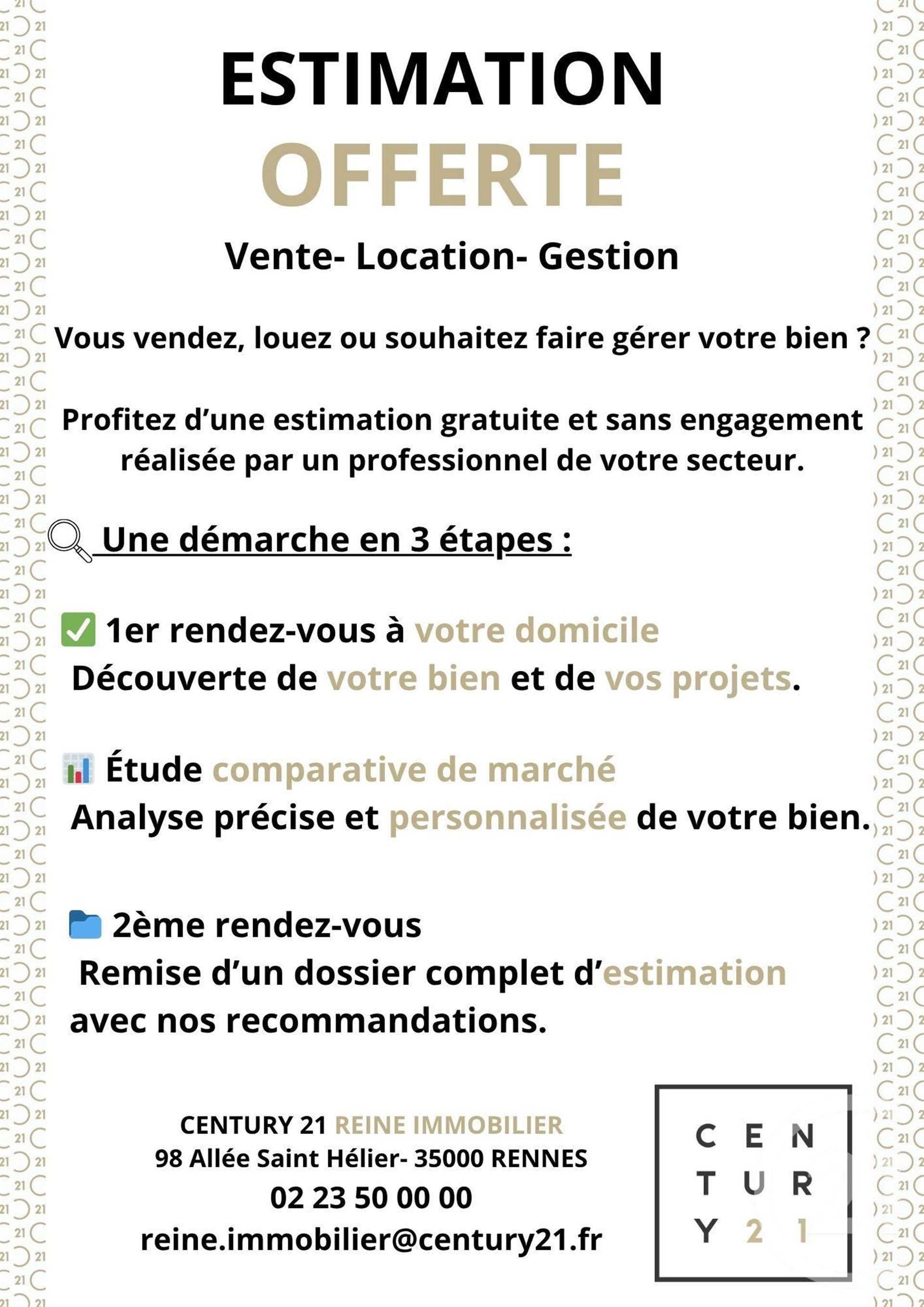 Appartement à vendre, 64m², Rennes