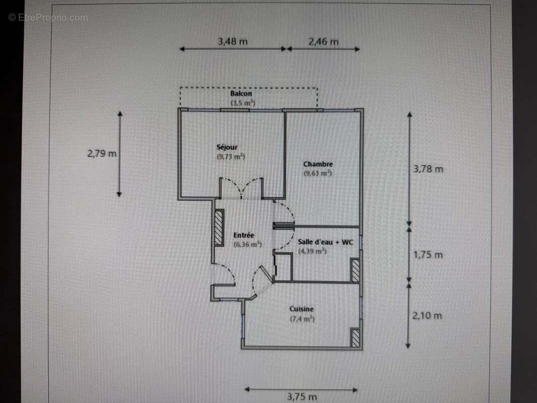 Appartement à vendre, 38m², Nice