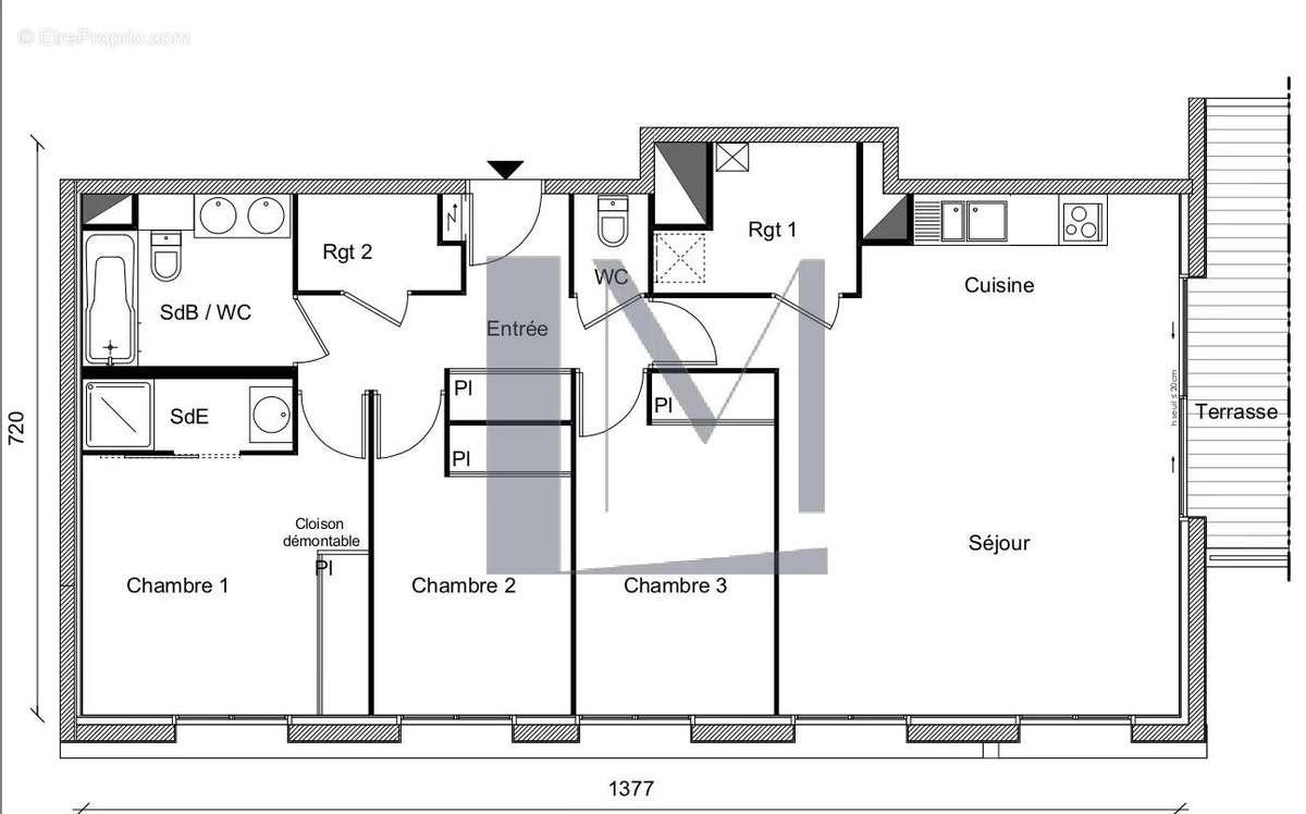 Appartement à vendre, 88m², Toulouse