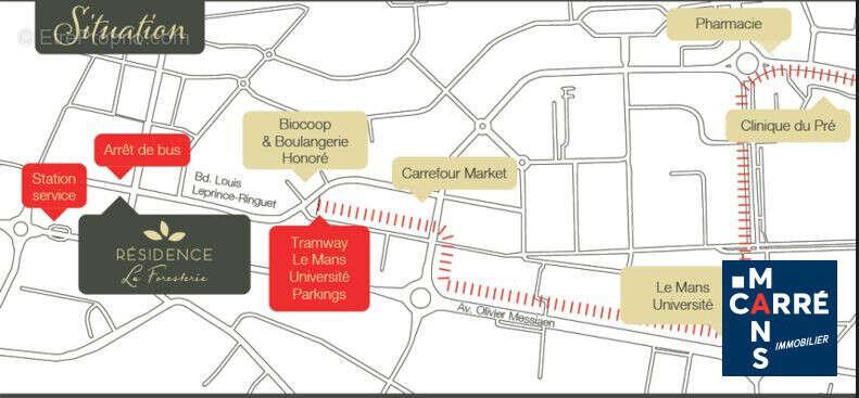 Appartement à vendre, 29m², Le Mans