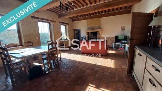 House + Gites + swimming pool with large reception room and kitchen, sold furnished ready to operat