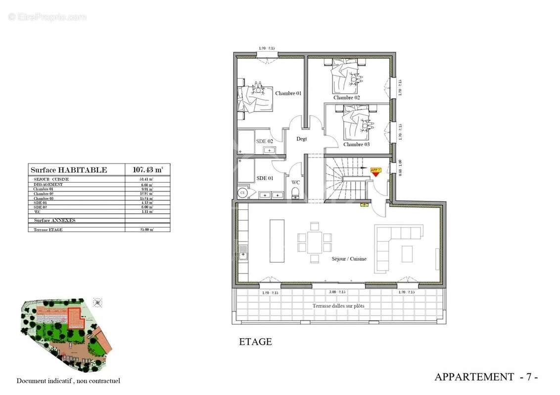 Appartement à vendre, 107m², Grimaud