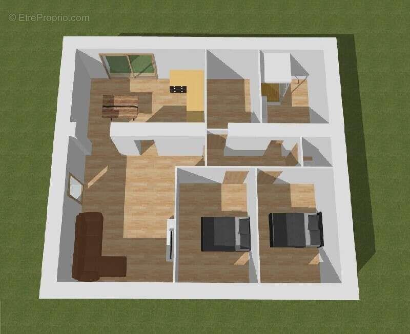 Appartement à vendre, 84m², Candé