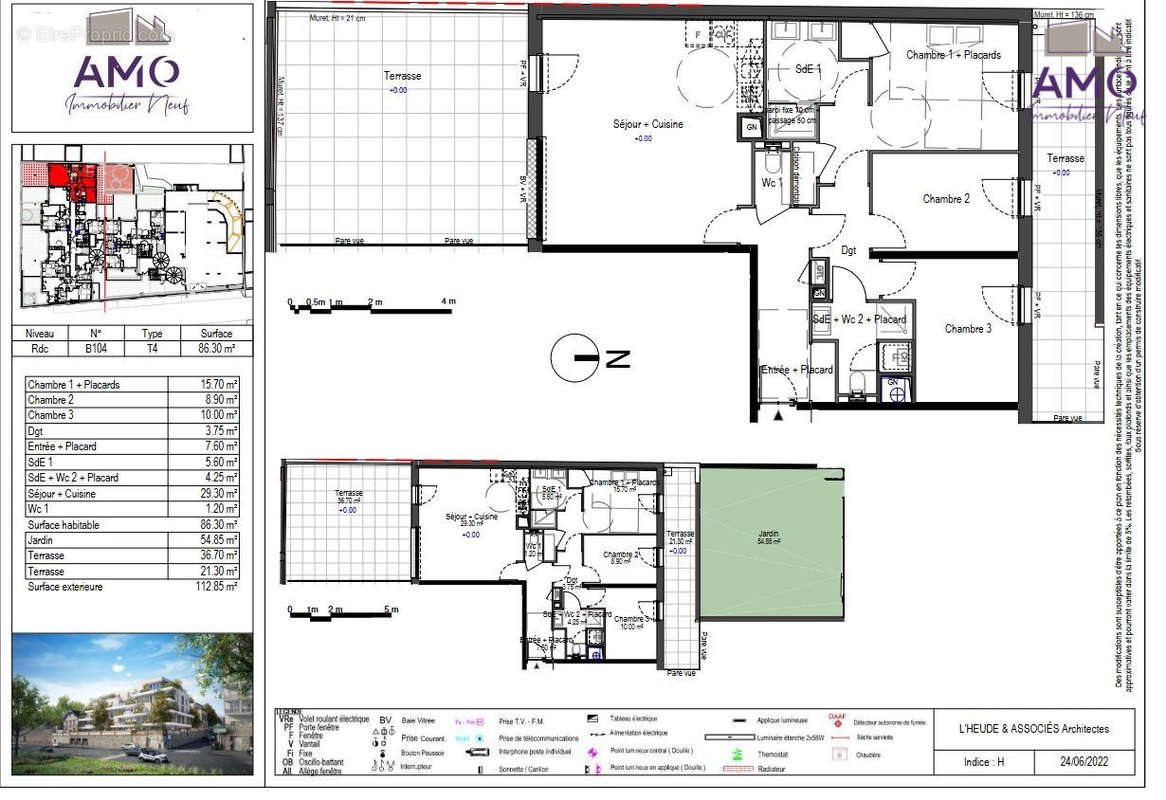 Appartement à vendre, 86m², Orléans