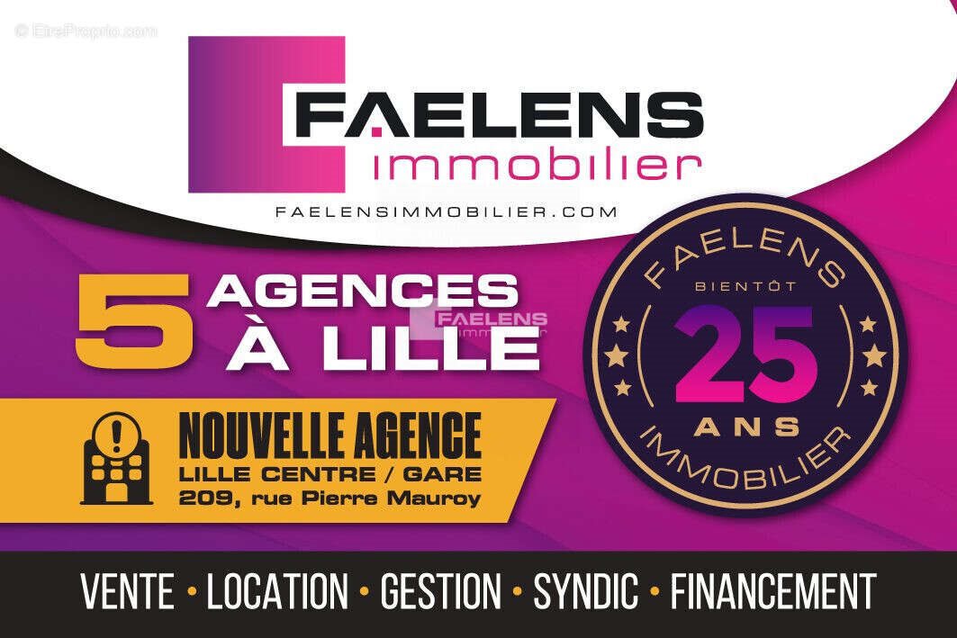 Appartement à vendre, 34m², Lille