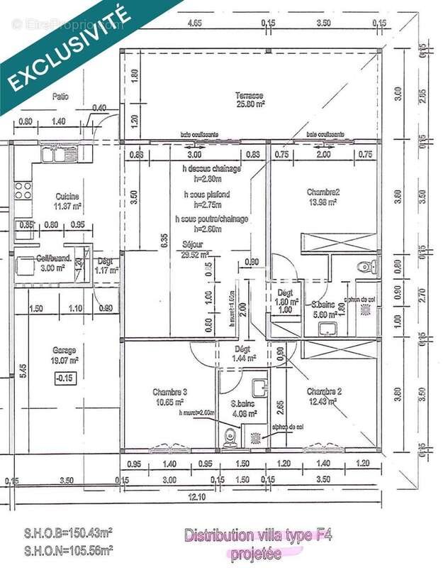 Maison à vendre, 113m², Matoury