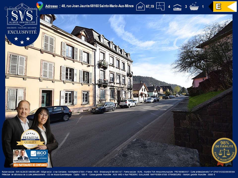 Appartement à vendre, 67m², Sainte-Marie-aux-Mines