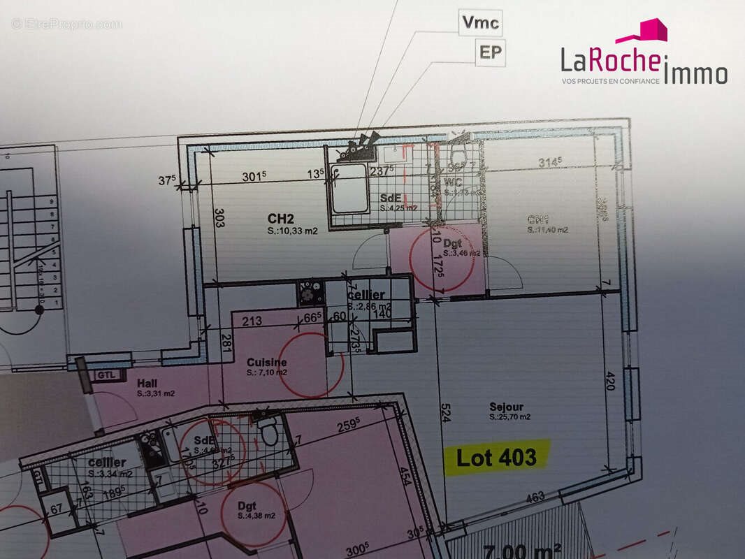 Appartement à vendre, 70m², Landerneau