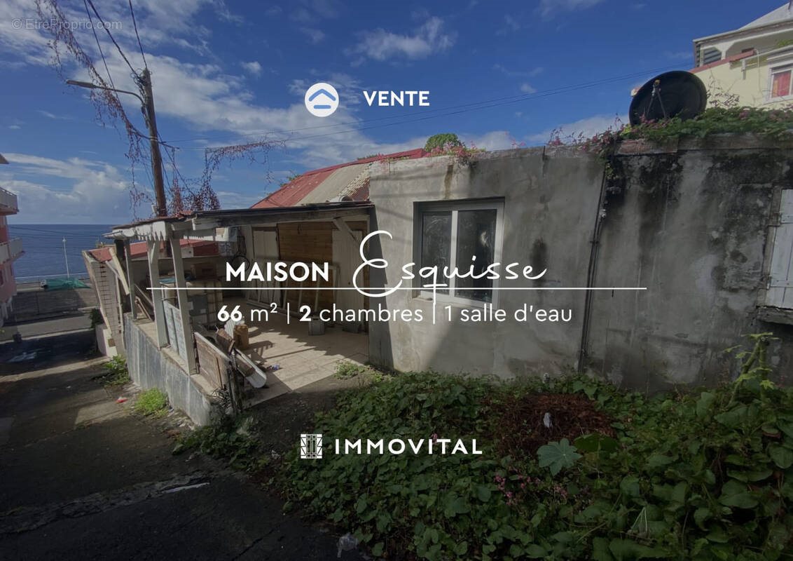 Maison à vendre, 66m², Basse-Terre