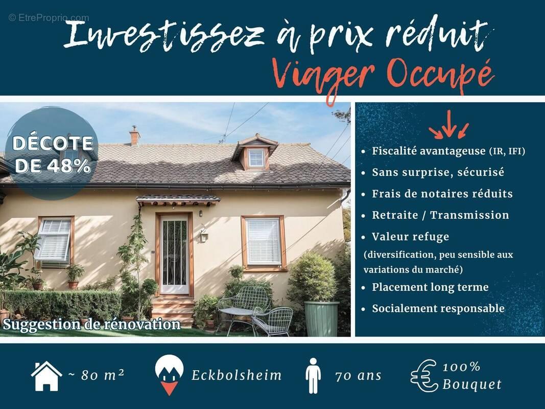 Maison à vendre, 79m², Eckbolsheim